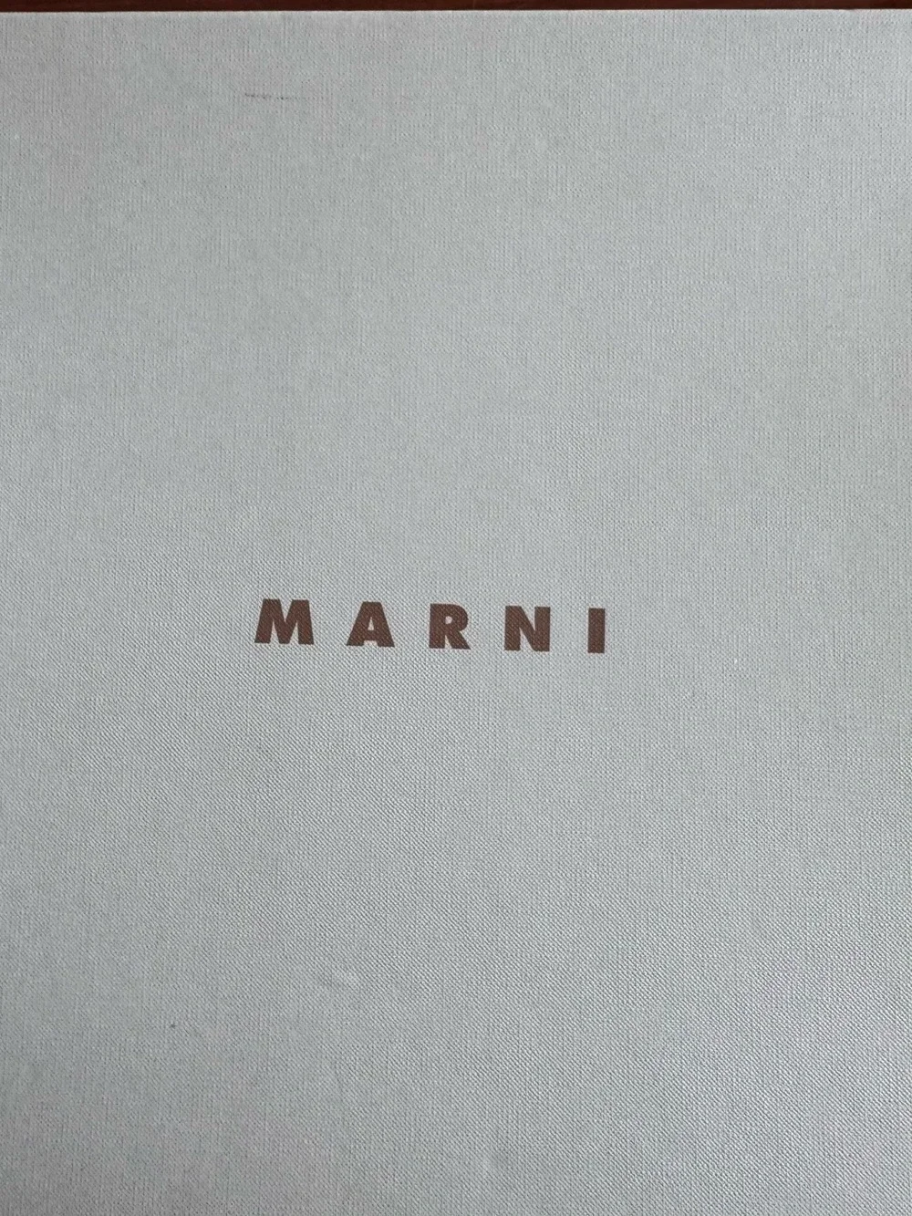 Marni Platform Heeled Sandals in Burgundy, Black & Tan